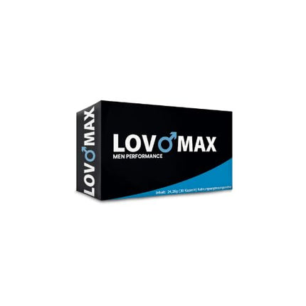 LovoMax vīriešu seksuālās pastiprinātājas tabletes vīriešiem, 100% augu izcelsmes un vegānas - eksprespiegāde