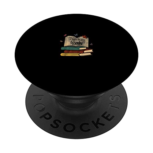 Starp grāmatas lappusēm ir skaista vieta PopSockets ar maināmu PopGrip.