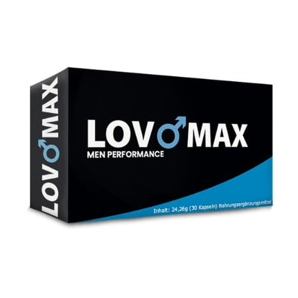 LovoMax vīriešu seksuālās pastiprinātājas tabletes vīriešiem, 100% augu izcelsmes un vegānas - eksprespiegāde