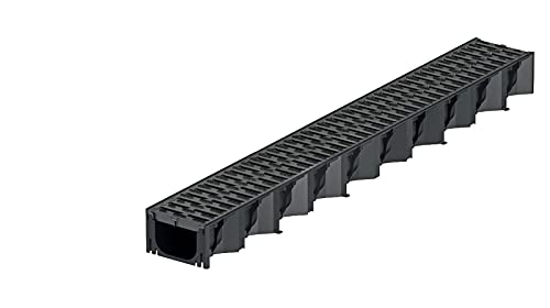 1 m ACO Hexaline 2.0 drenāžas kanāls ar Microgrip režģveida režģi, grīdas kanāls, terases kanāls