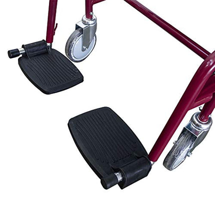 Mobiclinic, Kumodes krēsls ar ritentiņiem, Ancla, Eiropas zīmols, Tualetes sēdeklis vecāka gadagājuma cilvēkiem un cilvēkiem ar invaliditāti, Tualetes sēdeklis, Salokāmi roku balsti, Noņemami kāju balsti, Vāks, Bordo