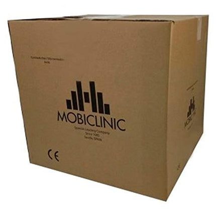 Mobiclinic, Kumodes krēsls ar ritentiņiem, Ancla, Eiropas zīmols, Tualetes sēdeklis vecāka gadagājuma cilvēkiem un cilvēkiem ar invaliditāti, Tualetes sēdeklis, Salokāmi roku balsti, Noņemami kāju balsti, Vāks, Bordo