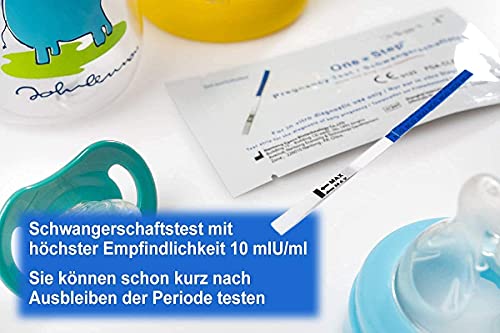 5 x One+Step īpaši jutīgi grūtniecības testi agrīnai noteikšanai + 2 x Clearblue grūtniecības testi agrīnai noteikšanai