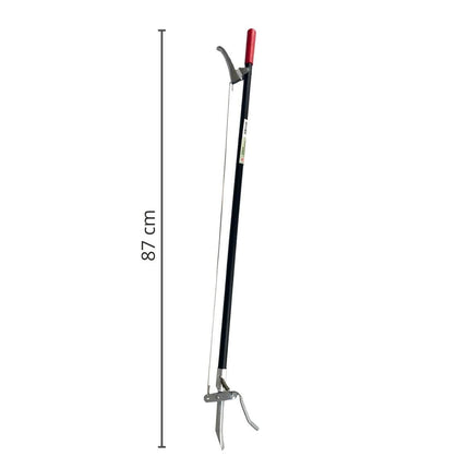 Rekord papīra un atkritumu satvērējs ar gumijotu rokturi un jaudīgu satveršanas mehānismu, kopējais garums: 87 cm, svars: 1,33 kg, viegla satveršana bez noliekšanās, satvērējs, papīra knaibles, atkritumu knaibles