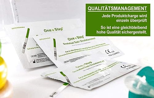 50 One+Step ovulācijas testi ar optimālu jutību 20 miu/ml - Auglības tests sievietēm - Ovulācijas testi ovulācijas noteikšanai