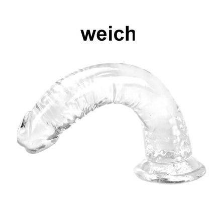Caurspīdīgs dildo komplekts ar piesūcekni - reālistiski anālie dildo vīriešiem 3 izmēros (mazs, liels, milzīgs) - lieliski piemēroti gan iesācējiem, gan pieredzējušiem lietotājiem