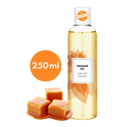 Aromātiska masāžas eļļa relaksējošām masāžām | erotiskā masāžas eļļa | juteklisks karameļu aromāts | 250 ml