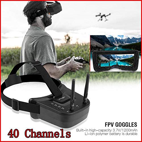 5.8GHz FPV brilles, Arris VR-009 video austiņas 5.8G 40CH HD 3'' LCD displejs Mini FPV brilles FPV kvadrokopteru droniem - RC detaļas un aksesuāri