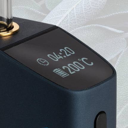 WOLKENKRAFT FX MINI ULTRA Premium Vaporizer - USB-C | Magnētiski ievietojams iemutiķis | Titāna kamera | Temperatūra 100–220 °C | Darbības taimeris 3–5 min. | 100% konvekcija *Nakts zila*