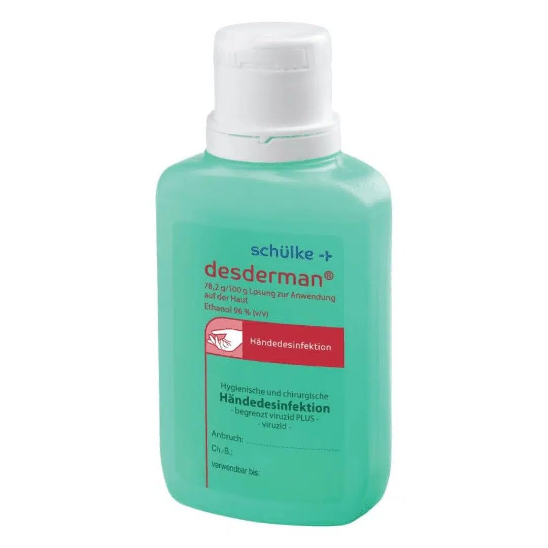3 x 100 ml Schülke Desderman roku dezinfekcijas līdzeklis, bez krāsvielām/smaržvielām