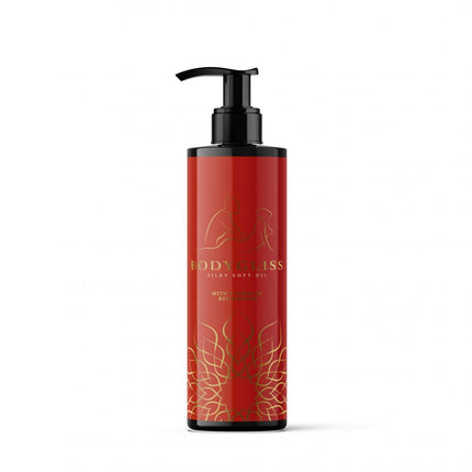 BodyGliss - 2-in-1 masāžas eļļa un uz silikona bāzes veidots lubrikants - 150 ml (Asinsapelsīns)