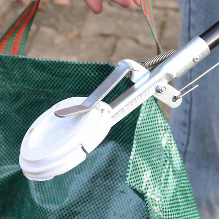 Rekord papīra un atkritumu satvērējs ar gumijotu rokturi un jaudīgu satveršanas mehānismu, kopējais garums: 87 cm, svars: 1,33 kg, viegla satveršana bez noliekšanās, satvērējs, papīra knaibles, atkritumu knaibles