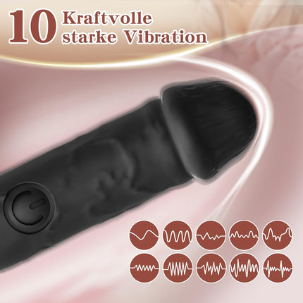 Vibrators Vibrācija sievietēm Seksa rotaļlietas sievietēm Pāriem Mini vibratoru komplekti sievietēm Klitors Kluss - 10 vibrācijas režīmi Spēcīgi masāžas nūjiņu vibratori G-punktam un klitoram Dildo Stimulators