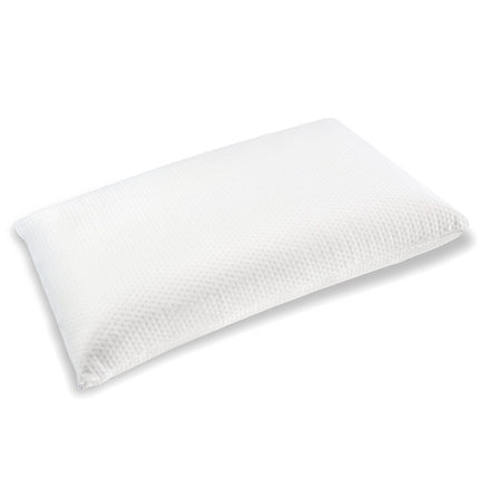 Siebenschläfer ortopēdiskais kakla atbalsta spilvens ar baltu pārvalku - viskozes putu spilvens ar augstumu 12 cm (70 x 35 cm)