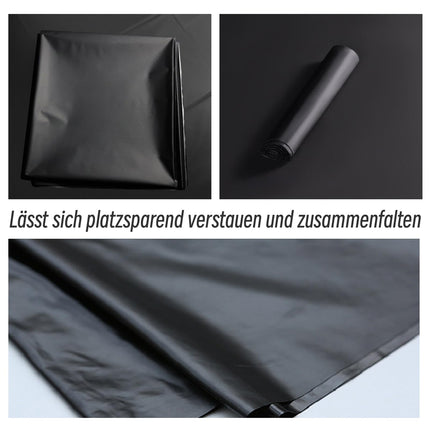 YUZHO Ūdensnecaurlaidīga sega seksam Ūdensnecaurlaidīga mīlestības sega Erotiska gultasveļa Lateksa gultasveļas komplekts BDSM rotaļlietas, seksa spēles Melna ūdensnecaurlaidīga sega Izmērs 78,74 collas x 82,68 collas