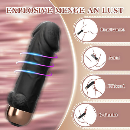 Vibrators Vibrācija sievietēm Seksa rotaļlietas sievietēm Pāriem Mini vibratoru komplekti sievietēm Klitors Kluss - 10 vibrācijas režīmi Spēcīgi masāžas nūjiņu vibratori G-punktam un klitoram Dildo Stimulators