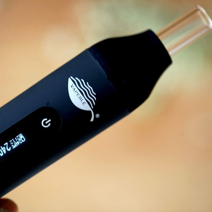 Vaporizer Vapeble Nebel - Vaporizer ar stikla iemutni, OLED displeju un bezpakāpju temperatūras kontroli, rada supervaporu no sveķainiem augiem
