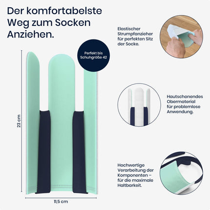 flexilife - zeķu palīglīdzeklis - augstas kvalitātes zeķu palīglīdzeklis pēc gūžas operācijas - zeķu palīglīdzeklis senioriem, grūtniecēm un cilvēkiem ar ierobežotu kustību - vienkārša zeķu palīglīdzekļu sistēma