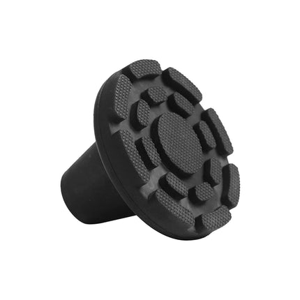 KMINA - Gumijas kruķi 19 mm, 18 mm, 17 mm (x2 gab.), gumijas pēdiņas iešanas palīglīdzeklim, gumijas buferi spieķiem, melni - Ražots Eiropā.