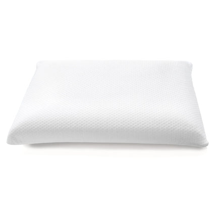 Siebenschläfer ortopēdiskais kakla atbalsta spilvens ar baltu pārvalku - viskozes putu spilvens ar augstumu 12 cm (70 x 35 cm)