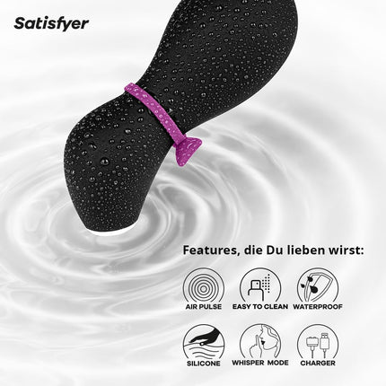 Satisfyer Pro Penguin nākamās paaudzes spiediena viļņu vibrators | Klitora piesūceknis ar 11 vibrācijas režīmiem | Vibrators ar akumulatora tehnoloģiju | Erotiskas seksa rotaļlietas sievietēm | Ūdensizturīgs (IPX7)