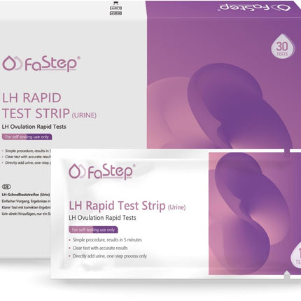 Fastep 30 ovulācijas testa komplekts LH testa strēmeles ovulācijas tests auglības tests sievietēm