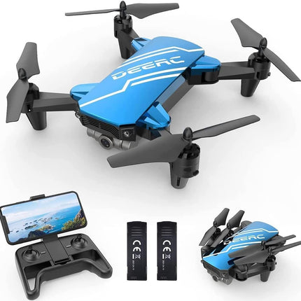 DEERC D20 ar kameru, kvadrokopters ar FPV 720P pārraidi, vadība ar telefonu, mobilais, trajektorija, ātrgaitas, mini drons ar kameru, bērniem, C0