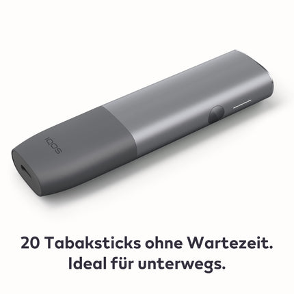 IQOS ILUMA ONE komplekts oļu pelēkā krāsā - tabakas sildītājs (5 krāsās) - TEREA tabakas nūjiņām - mūsu labākā alternatīva cigaretēm