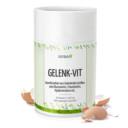 Sanuvit® - locītavu vitamīns | ar patentētām locītavu barības vielām Acti-Joint® | augsta biopieejamība | Augstākās kvalitātes izejvielas | Ražots Austrijā | 90 kapsulas