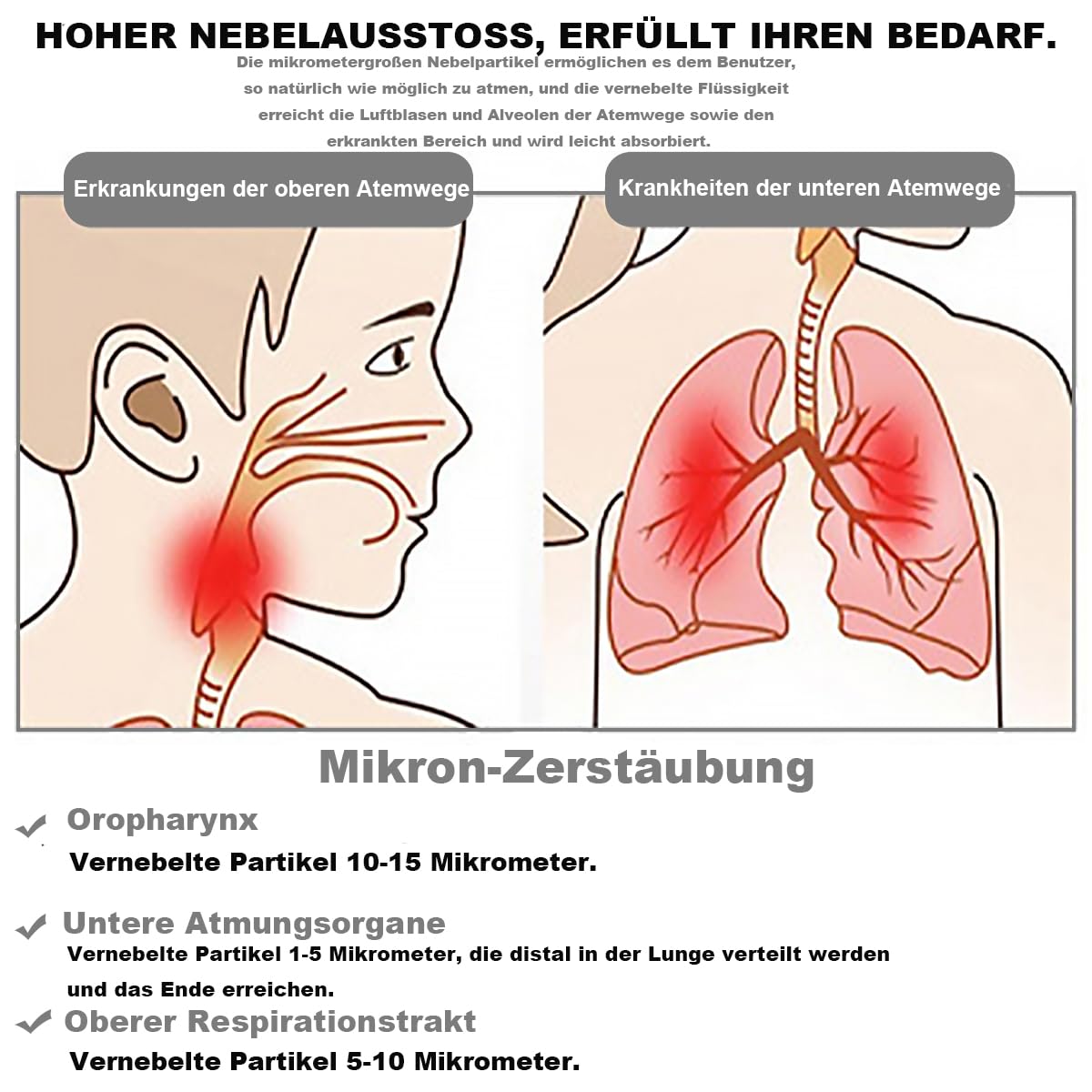 Inhalatora piederumi, pieaugušo smidzinātāja gaisa caurules iemutņa filtrs, piemērots visu veidu smidzinātāja inhalatoriem.