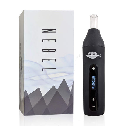 Vaporizer Vapeble Nebel - Vaporizer ar stikla iemutni, OLED displeju un bezpakāpju temperatūras kontroli, rada supervaporu no sveķainiem augiem