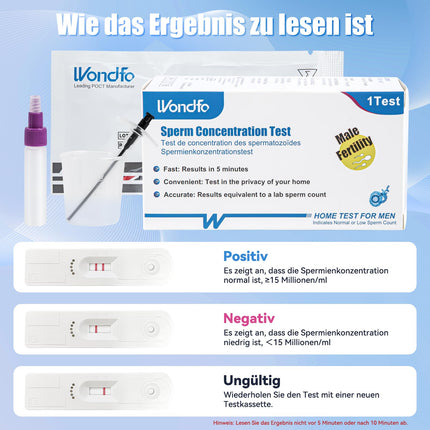 Wondfo spermas tests 2x auglības tests vīriešiem Spermas tests Spermas tests vīriešiem Spermas koncentrācijas tests Spermas skaita tests