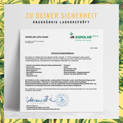 NATURTREU® D3 K2 vitamīna pilieni ar augstu devu un vegānisks sastāvs - 100% augu izcelsmes (bez dzīvnieku izcelsmes lanolīna) - 1000 SV D vitamīns + K2 vitamīns - Saules draugs