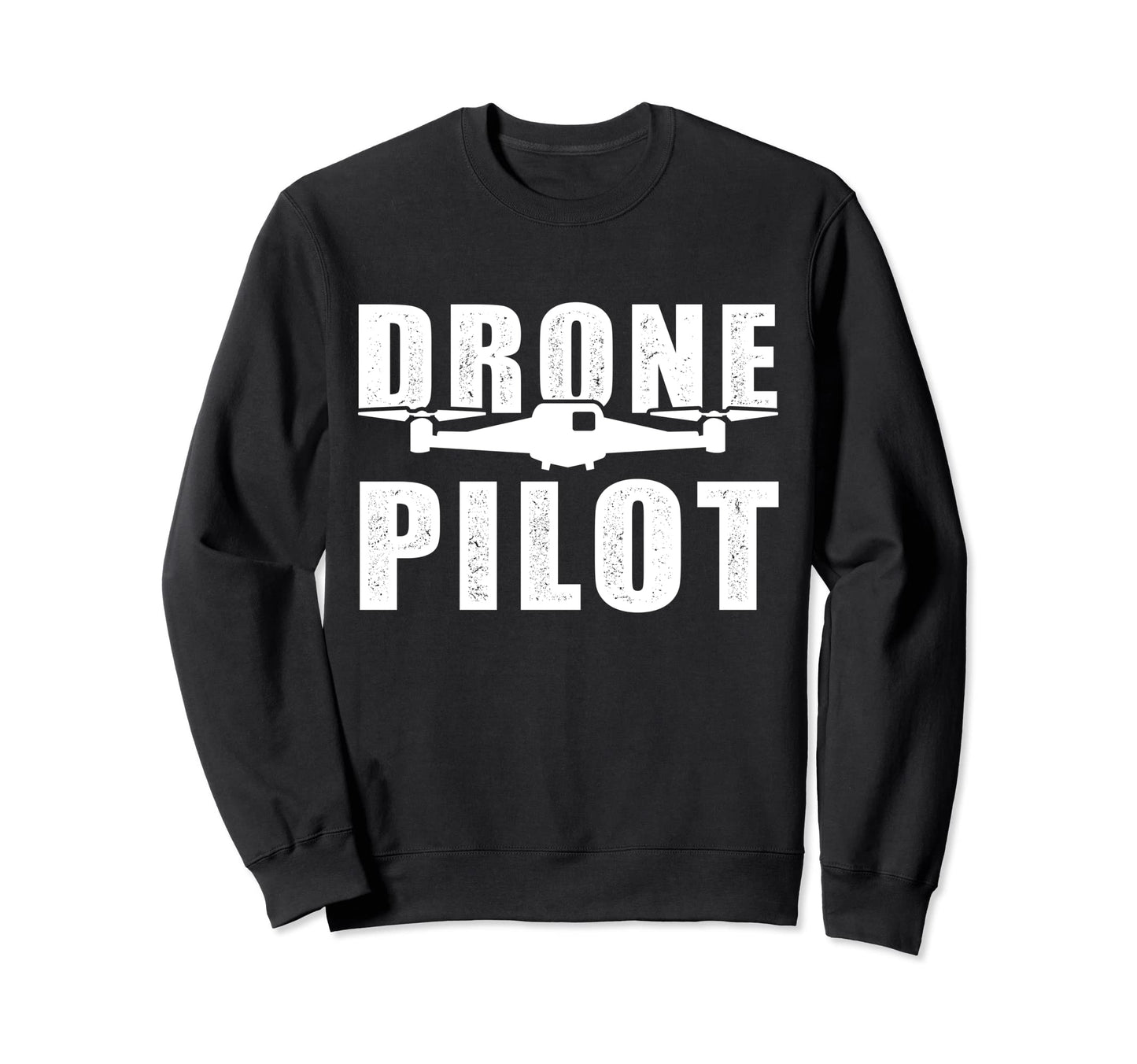 - Drona pilots - Drona kvadrokoptera dizaina sporta krekls