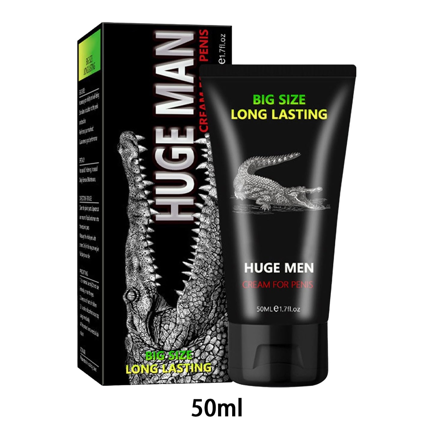 2 gab. palielināšanas un augšanas krēms vīriešiem Milzīgs vīriešu dzimumlocekļa XXL krēms 50 ml Masāžas gels uzlabotai vīriešu veiktspējai Garāks un biezāks (2 gab. palielināšanas augšanas krēms)