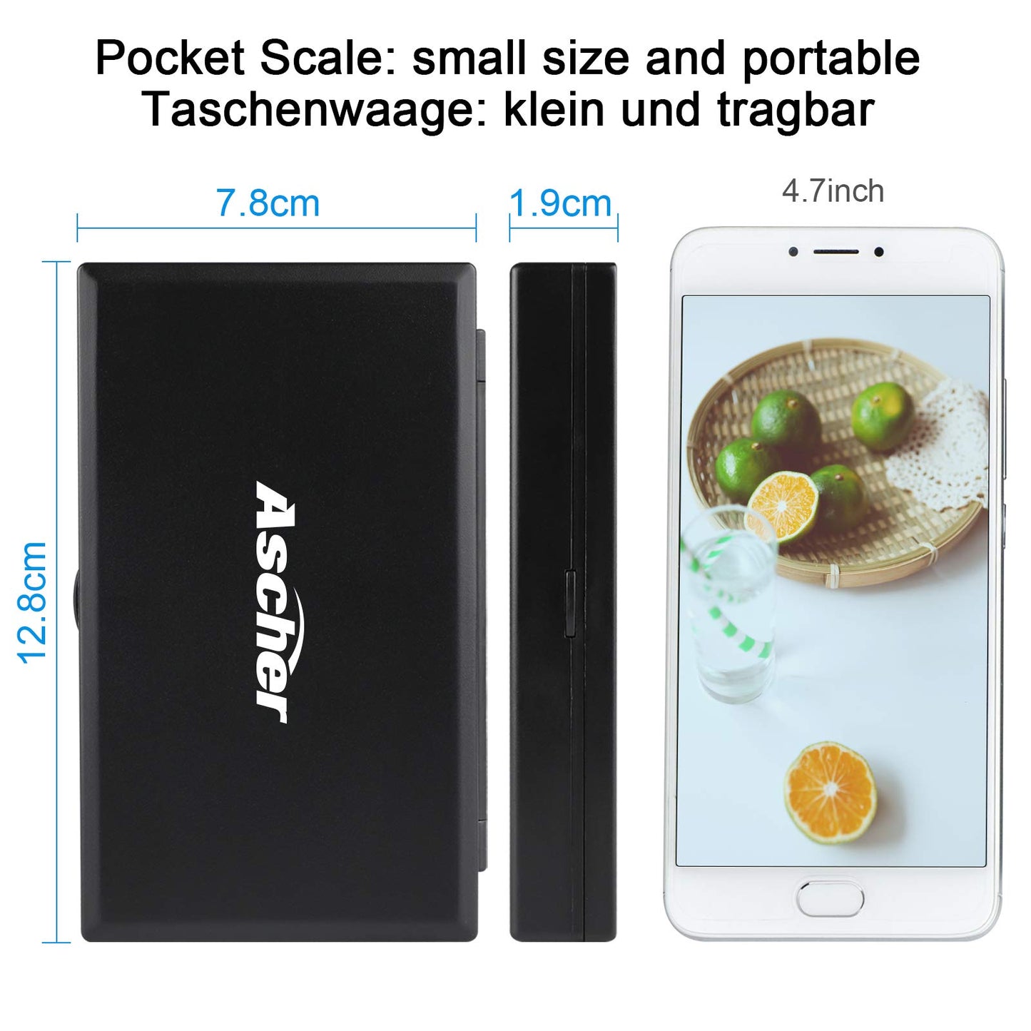 200g/0,01g kabatas svari - Ascher digitālie kabatas svari, 200 x 0,01g, kabatas svari, precīzijas svari, digitālie svari, zelta svari, monētu svari
