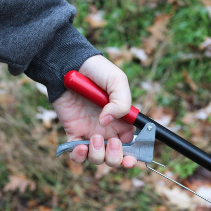 Rekord papīra un atkritumu satvērējs ar gumijotu rokturi un jaudīgu satveršanas mehānismu, kopējais garums: 87 cm, svars: 1,33 kg, viegla satveršana bez noliekšanās, satvērējs, papīra knaibles, atkritumu knaibles