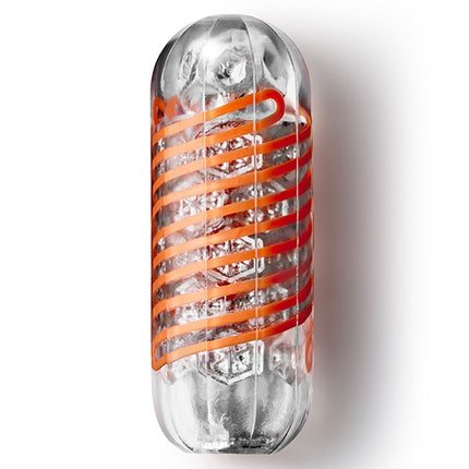 TENGA Spinner atkārtoti lietojams masturbācijas palīglīdzeklis vīriešiem, sarkans, 1 gab. (1 iepakojums)