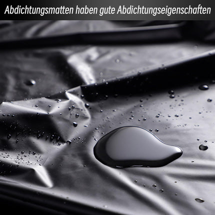 YUZHO Ūdensnecaurlaidīga sega seksam Ūdensnecaurlaidīga mīlestības sega Erotiska gultasveļa Lateksa gultasveļas komplekts BDSM rotaļlietas, seksa spēles Melna ūdensnecaurlaidīga sega Izmērs 78,74 collas x 82,68 collas