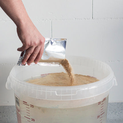 Browin Yeast Turbo X-Pure 403113 augstas kvalitātes fermentācijas raugs destilācijai līdz 21,3% alkohola 48 stundu laikā uz 25 litriem un 7-9 kg cukura 135 g