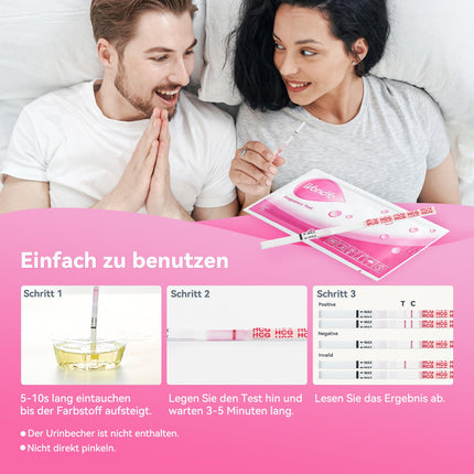 Wondfo grūtniecības tests 20x agrīna grūtniecības tests 10 miU/ml agrīna ātra grūtniecības testa strēmeles Sākums 6 dienas agrāk nekā jūsu menstruācijas Grūtniecības tests