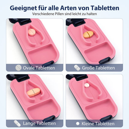 Opret tablešu sadalītājs mazām tabletēm un lielām tabletēm, tablešu griezējs tablešu sadalītājs tablešu sadalītājs tablešu sadalītājs tablešu griezējs tablešu sadalītājs tablešu griezējs uz pusēm un ceturtdaļām