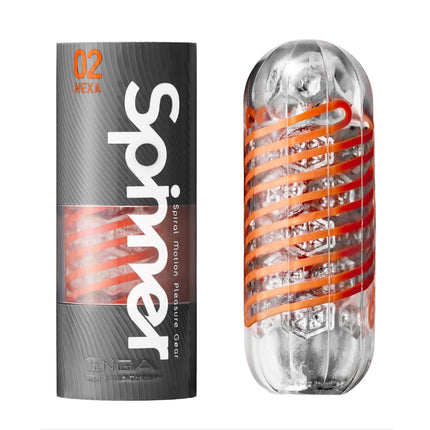 TENGA Spinner atkārtoti lietojams masturbācijas palīglīdzeklis vīriešiem, sarkans, 1 gab. (1 iepakojums)