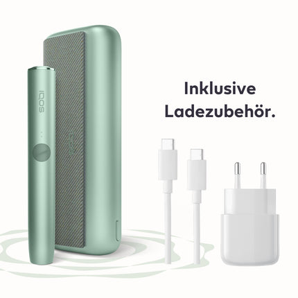 IQOS ILUMA PRIME komplekts nefrīta zaļā krāsā — tabakas sildītājs — (pieejams 2 krāsās) — TEREA tabakas nūjiņām — mūsu labākā alternatīva cigaretēm