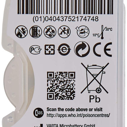 Duracell Easytab DA 312 — visiem dzirdes aparātiem ar 312. tipa baterijām, 10 x 6 gab.