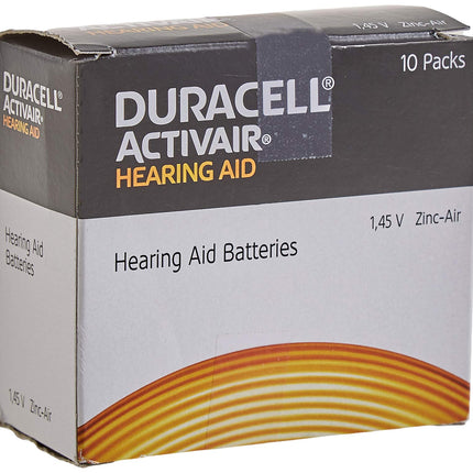 Duracell Easytab DA 312 — visiem dzirdes aparātiem ar 312. tipa baterijām, 10 x 6 gab.
