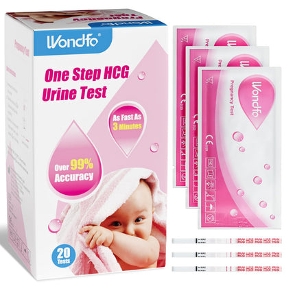 Wondfo grūtniecības tests 20x agrīna grūtniecības tests 10 miU/ml agrīna ātra grūtniecības testa strēmeles Sākums 6 dienas agrāk nekā jūsu menstruācijas Grūtniecības tests