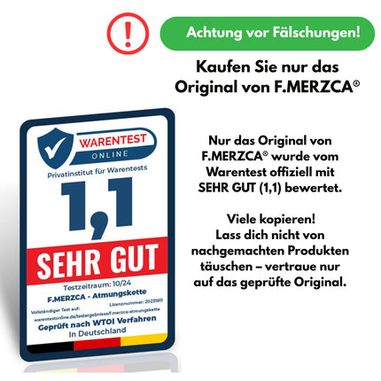 F.MERZCA® Premium smēķēšanas atmešanas palīdzības ķēde – AR VAIRĀK PRETESTĪBAS smēķēšanas atmešanai, smēķēšanas atmešana, līdzeklis bez dūmiem, ķēde ar svilpi, ķēde oriģinālam pretsmēķēšanas atbalstam