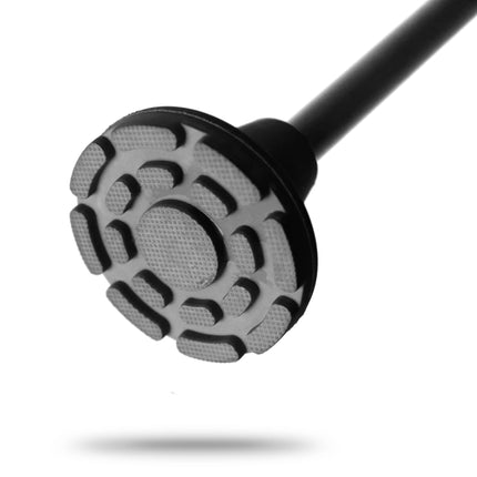 KMINA - Gumijas kruķi 19 mm, 18 mm, 17 mm (x2 gab.), gumijas pēdiņas iešanas palīglīdzeklim, gumijas buferi spieķiem, melni - Ražots Eiropā.