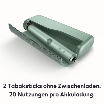 IQOS ILUMA PRIME komplekts nefrīta zaļā krāsā — tabakas sildītājs — (pieejams 2 krāsās) — TEREA tabakas nūjiņām — mūsu labākā alternatīva cigaretēm